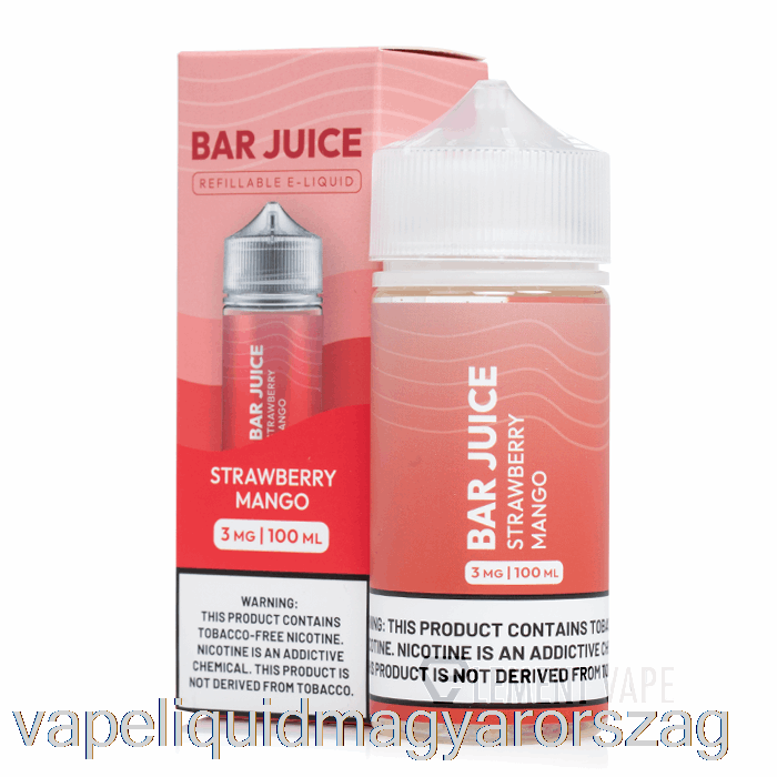 Eper Mangó - Rúdlé - 100 Ml 3 Mg Vape Folyadék